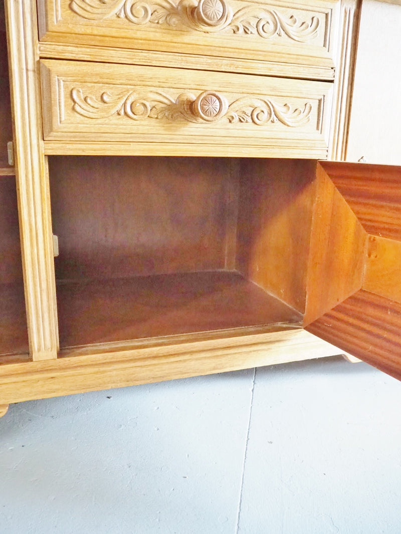 Vintage oak counter cabinet (Haneda store) HOLD<br> ants-210429-3-h