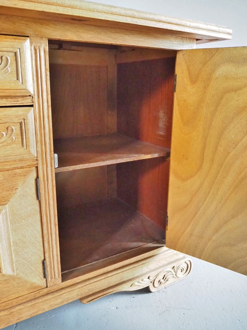 Vintage oak counter cabinet (Haneda store) HOLD<br> ants-210429-3-h