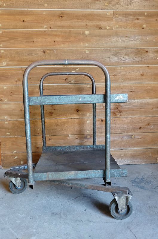 Vintage iron 2-tier rack cart (Sendagaya store)_anwc-140-s