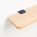 TIPTOE<br>Solid oak shelf – 60x20cm <br>MINERAL BLUE - ヴィンテージ SHARK ATTACK