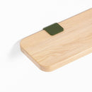 TIPTOE<br>Solid oak shelf – 90x20cm <br>EUCALYPTUS GREY - ヴィンテージ SHARK ATTACK