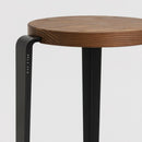 TIPTOE<br>LOU stool – TINTED OAK <br>GRAPHITE BLACK - ヴィンテージ SHARK ATTACK