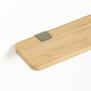 TIPTOE<br>Solid oak shelf – 60x20cm <br>EUCALYPTUS GREY - ヴィンテージ SHARK ATTACK