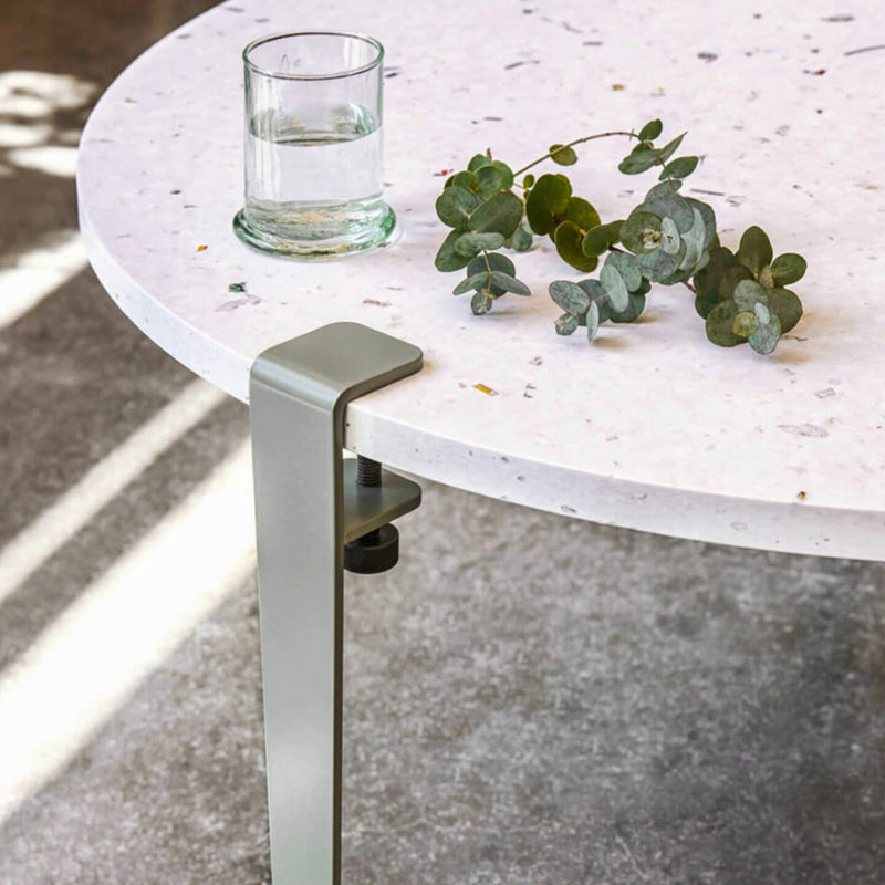 【P】Coffee table and bench leg – 43 cm<br> EUCALYPTUS GRAY