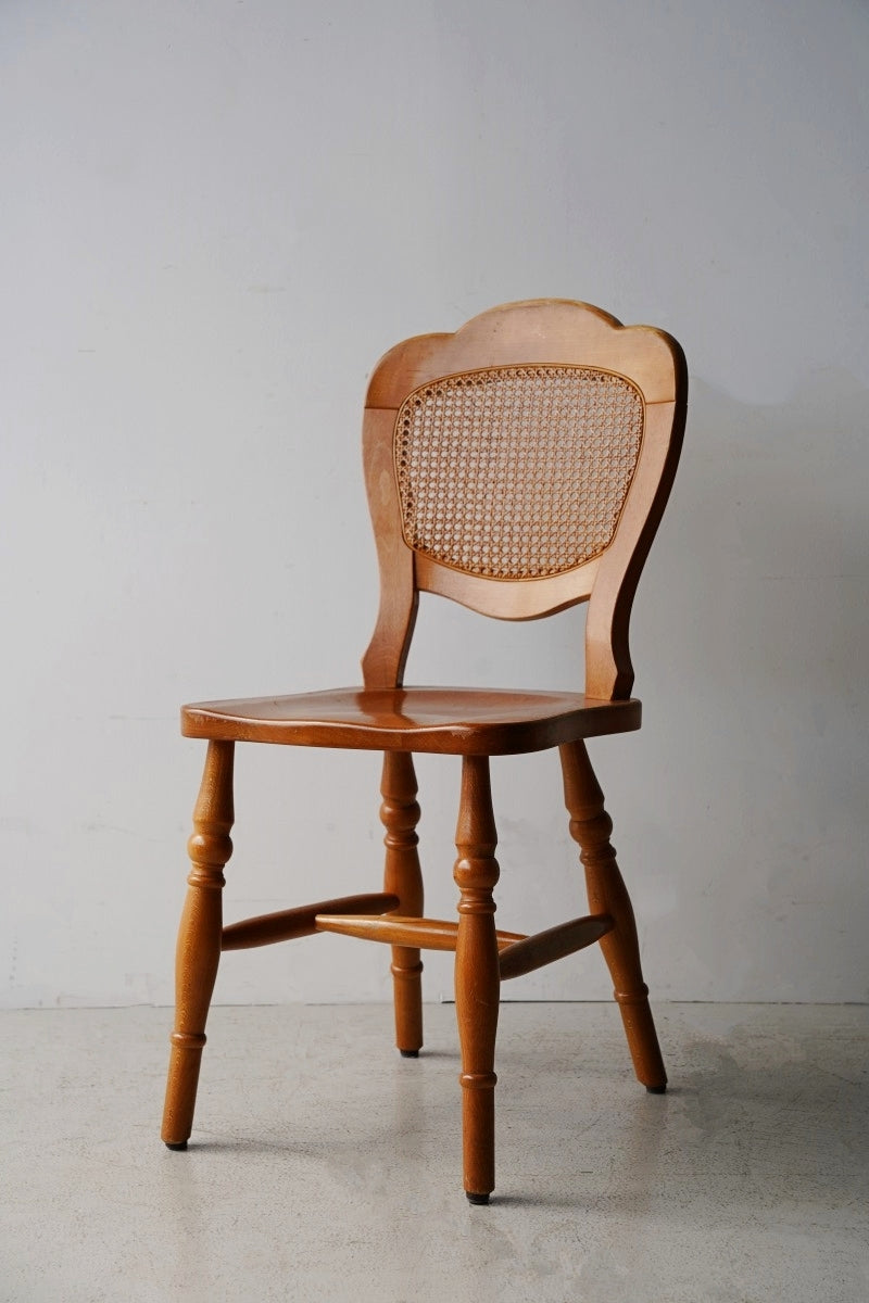 Wood x Rattan Chair Vintage Yamato Store<br>