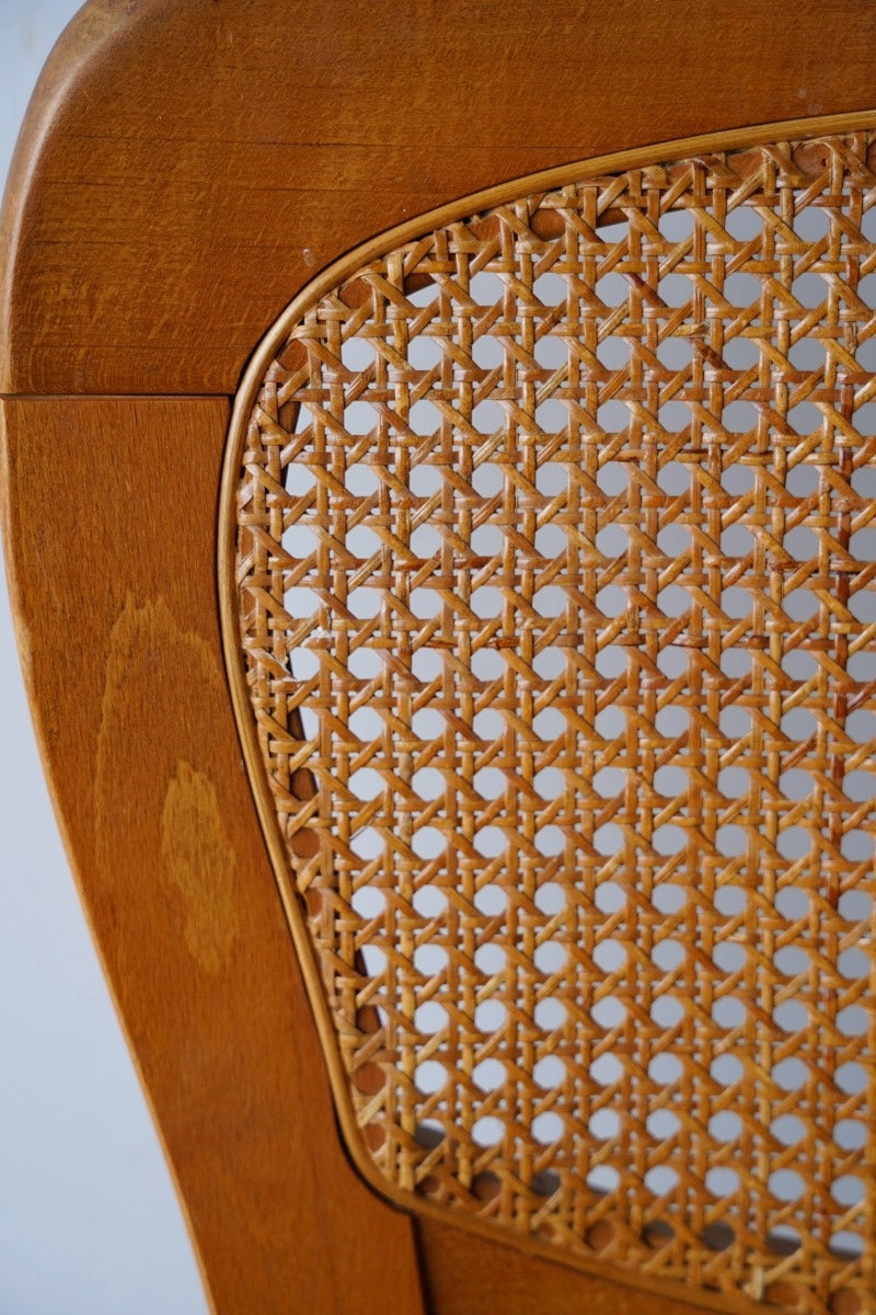 Wood x Rattan Chair Vintage Yamato Store<br>