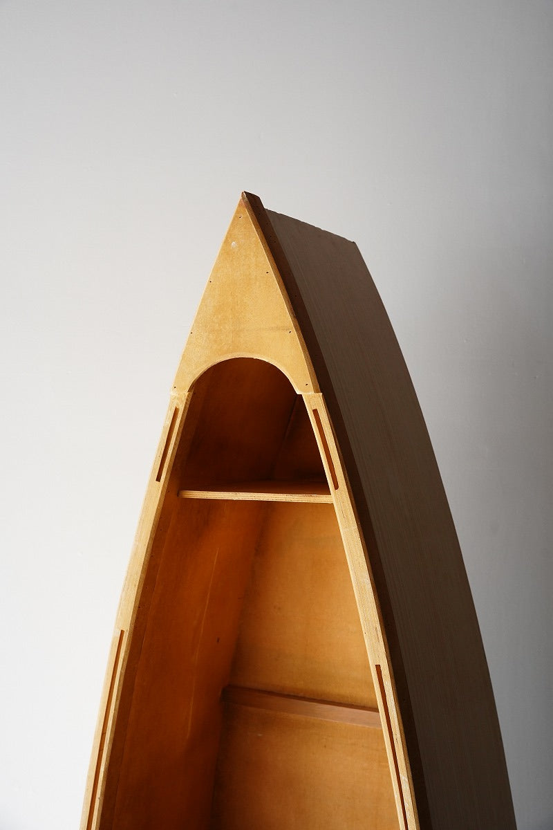 Canoe Motif Wood Shelf Vintage Sendagaya Store