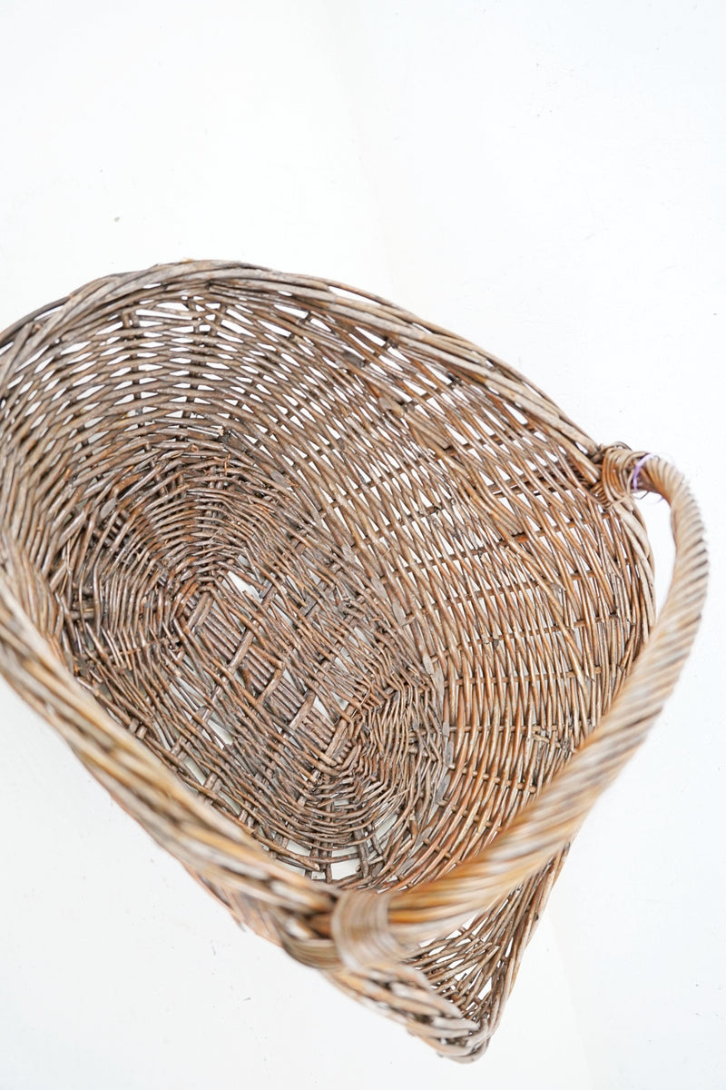 vintage<br> Rattan basket Sendagaya store