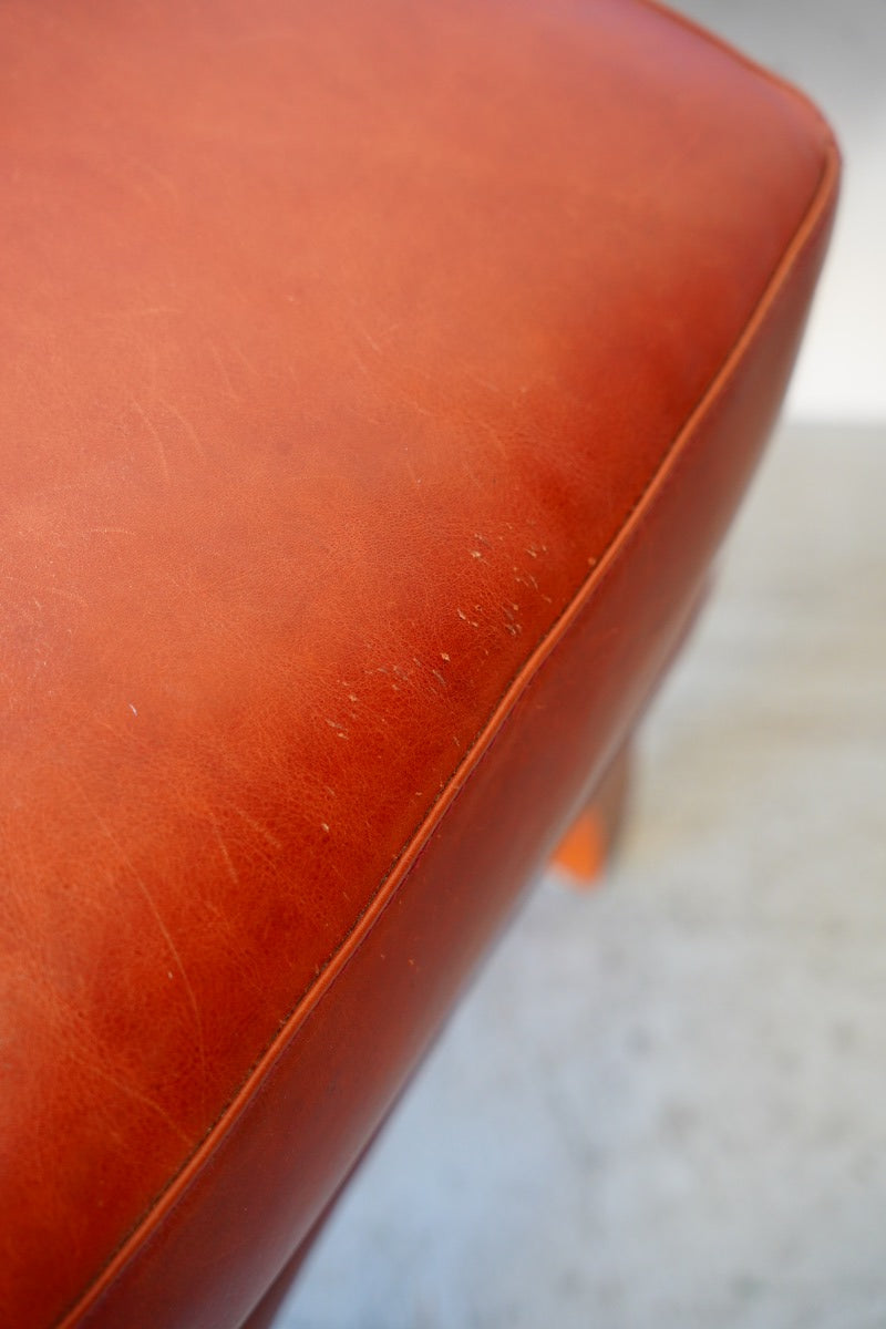 Leather Ottoman Vintage Yamato Store