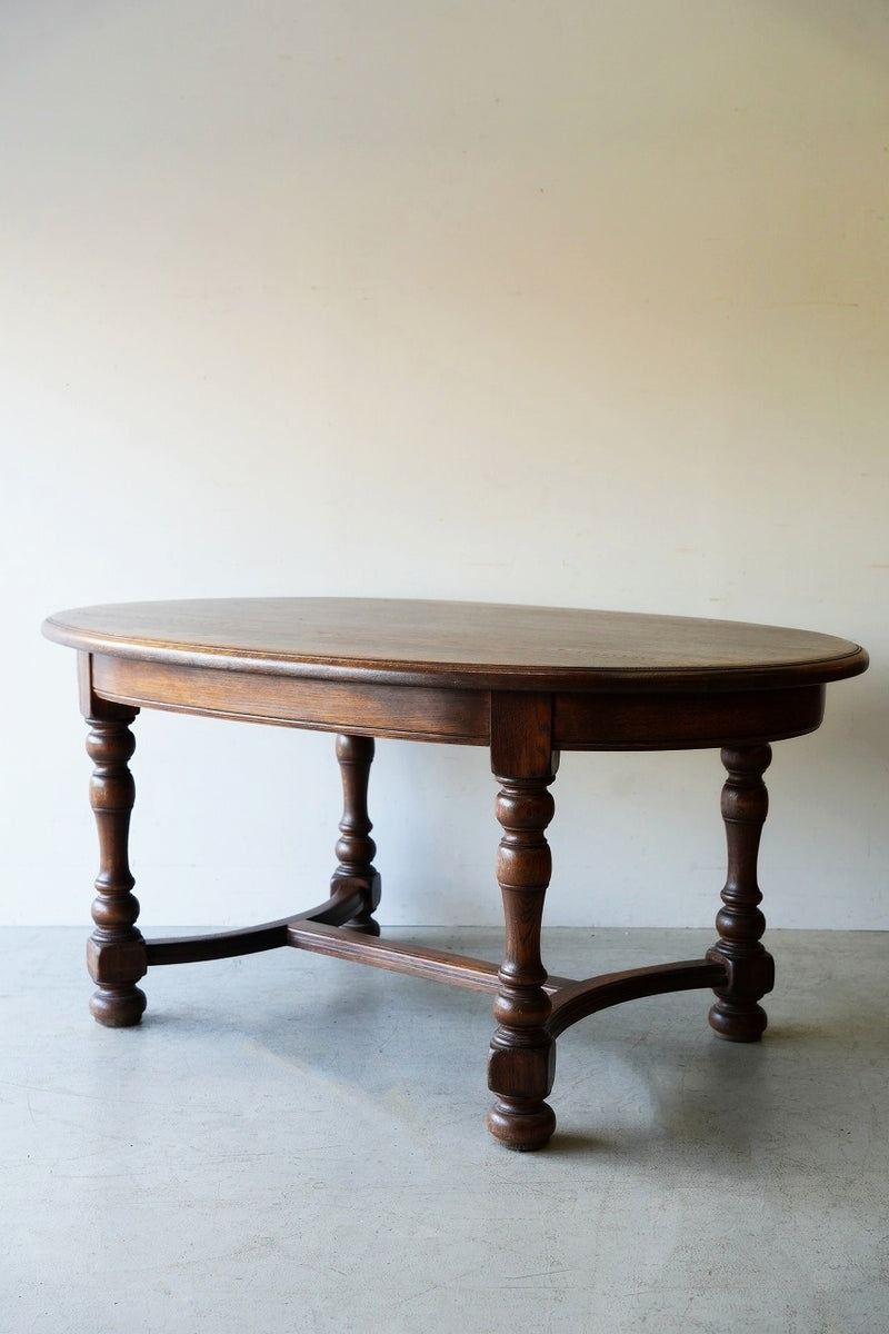 oak wood dining table vintage  <br>Yamato store