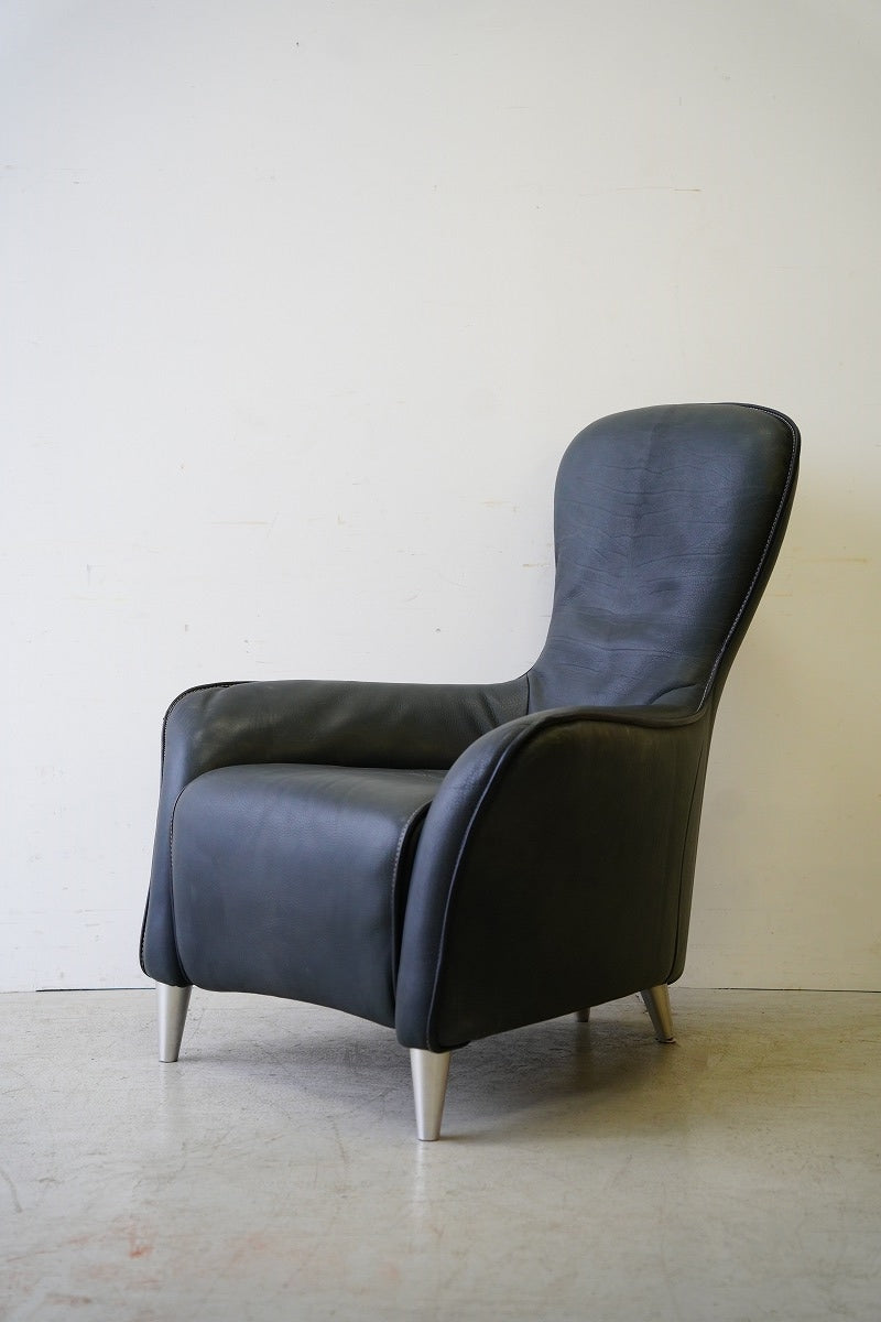 Single/1P leather sofa vintage Yamato store