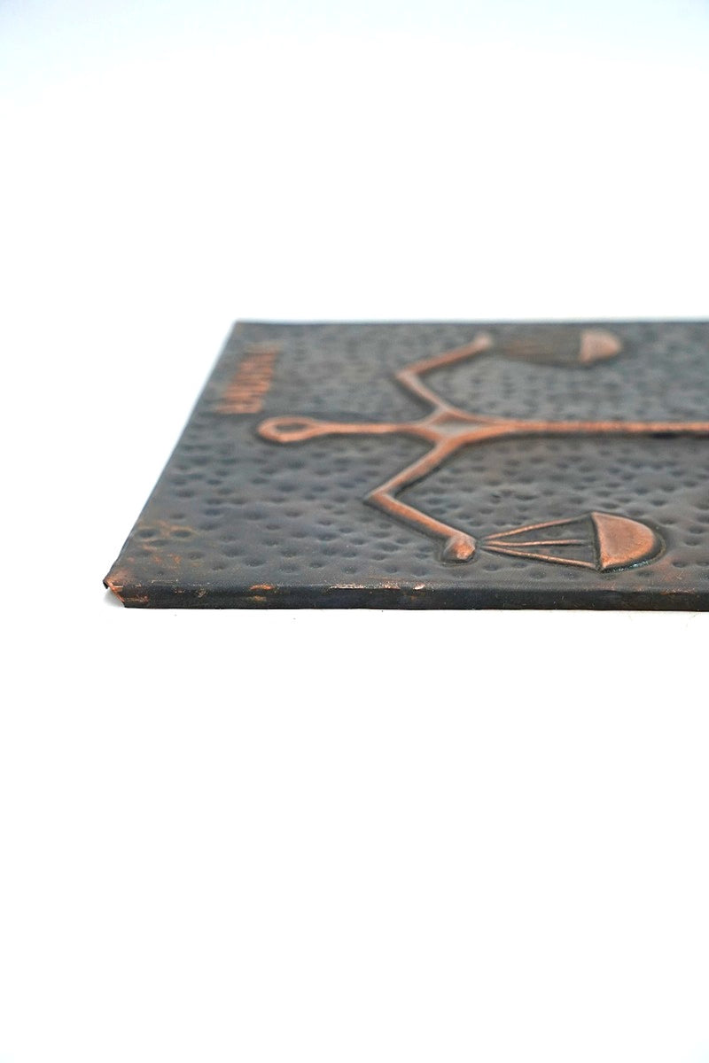 Constellation motif copper plate relief<br> vintage yamato store