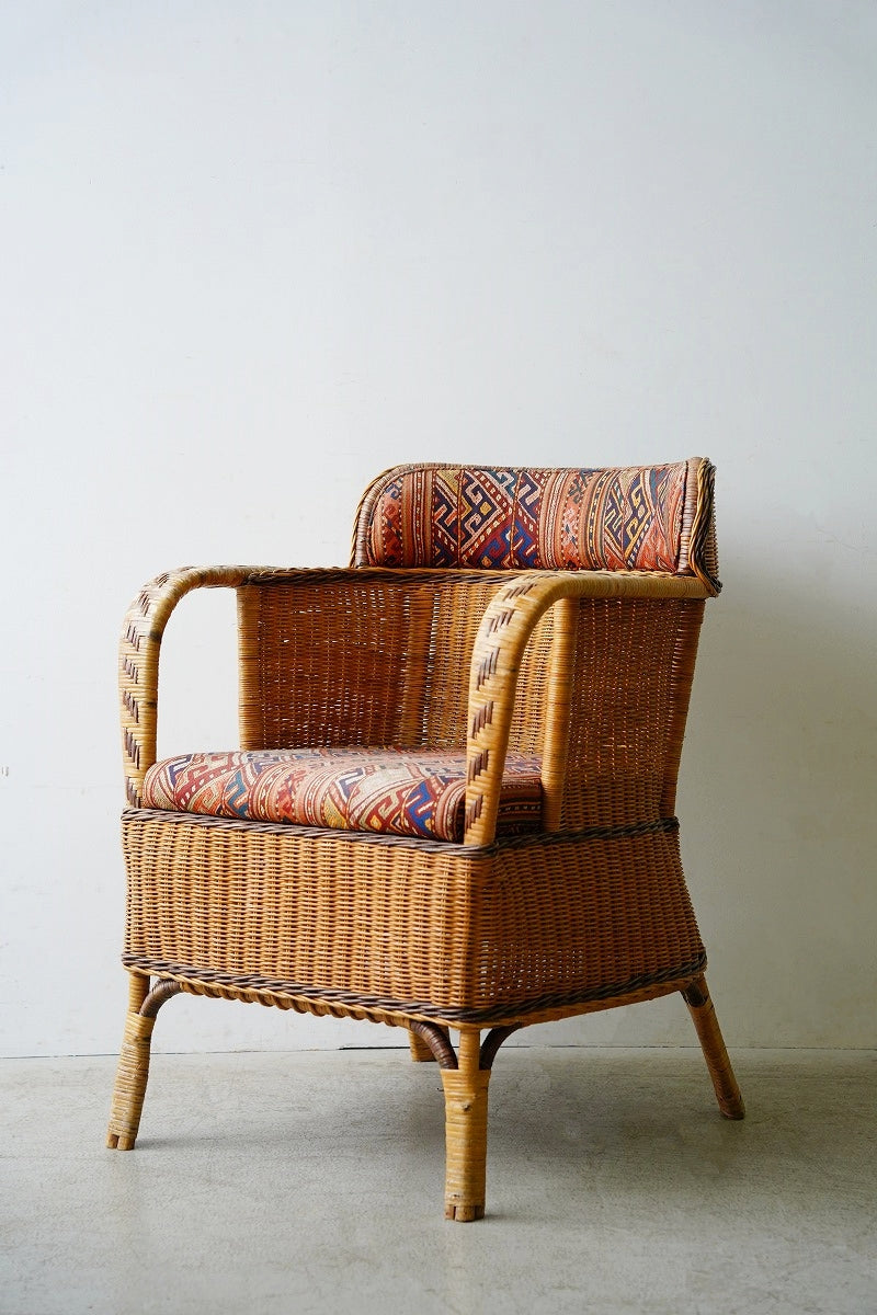 rattan lounge chair<br> vintage<br> Yamato store