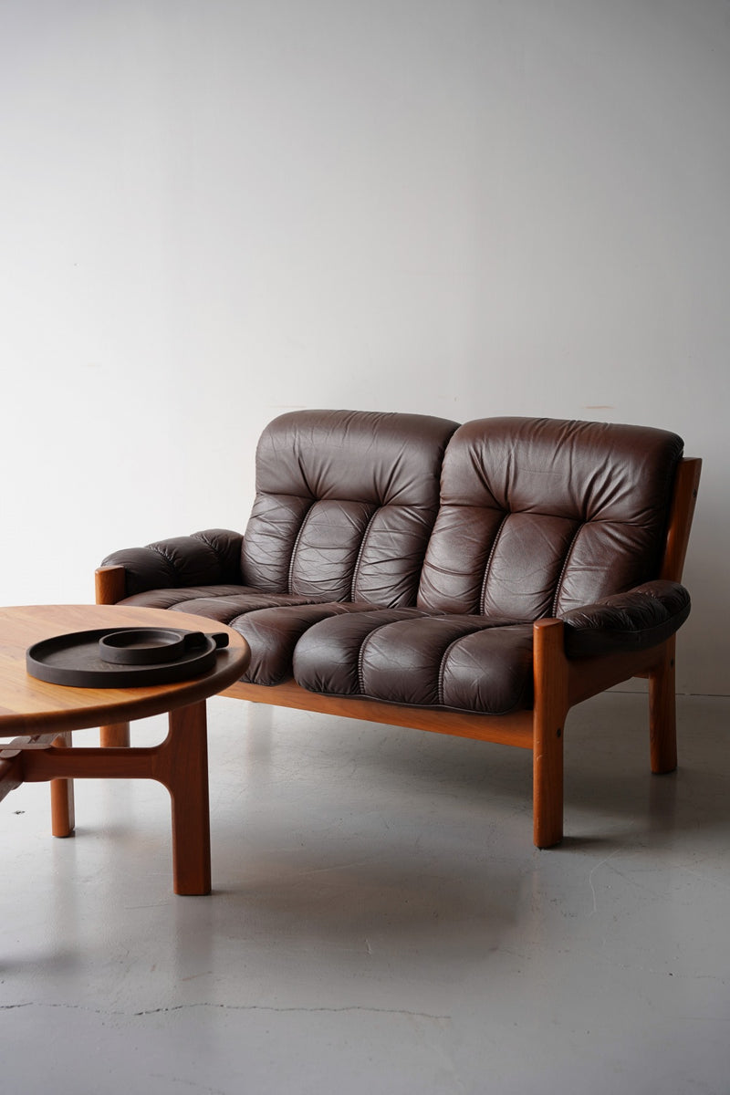 2P leather sofa vintage Sendagaya store