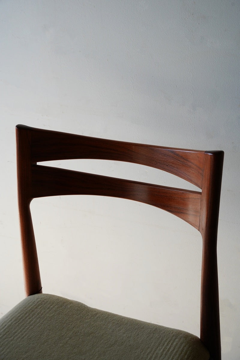 Teak wood x fabric chair vintage<br> Sendagaya store