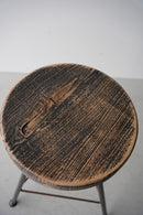 ウッド×アイアン ハイスツール<br>ヴィンテージ<br>大和店、大阪店 - ヴィンテージ SHARK ATTACK