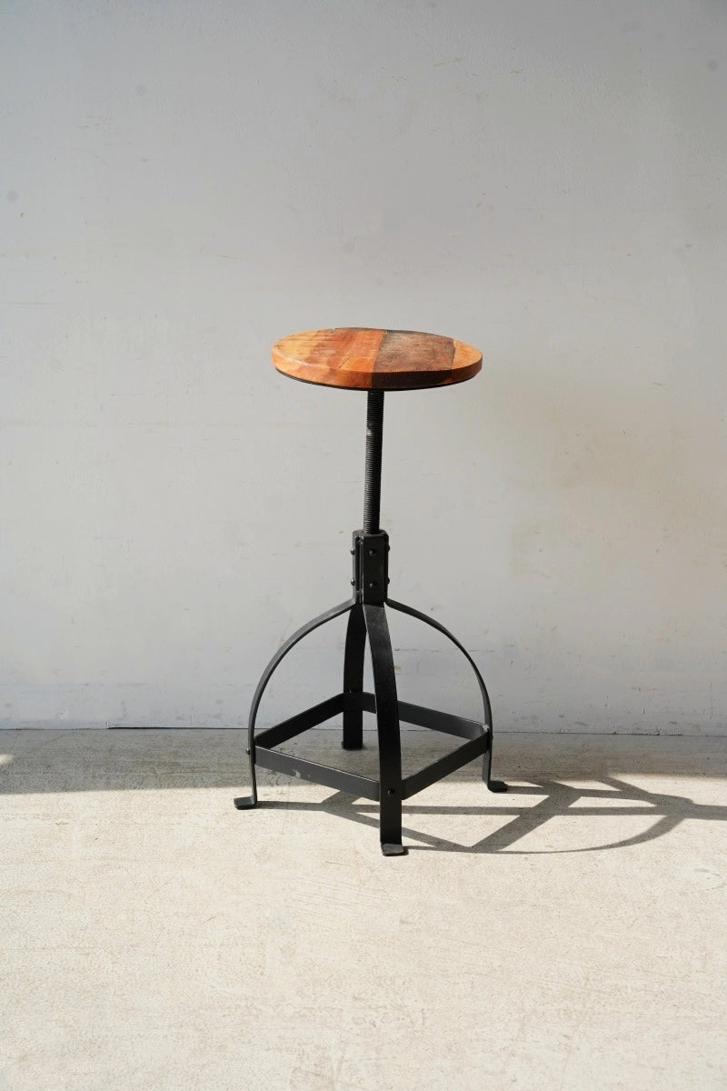 Wood x iron spindle stool<br> Vintage Yamato store
