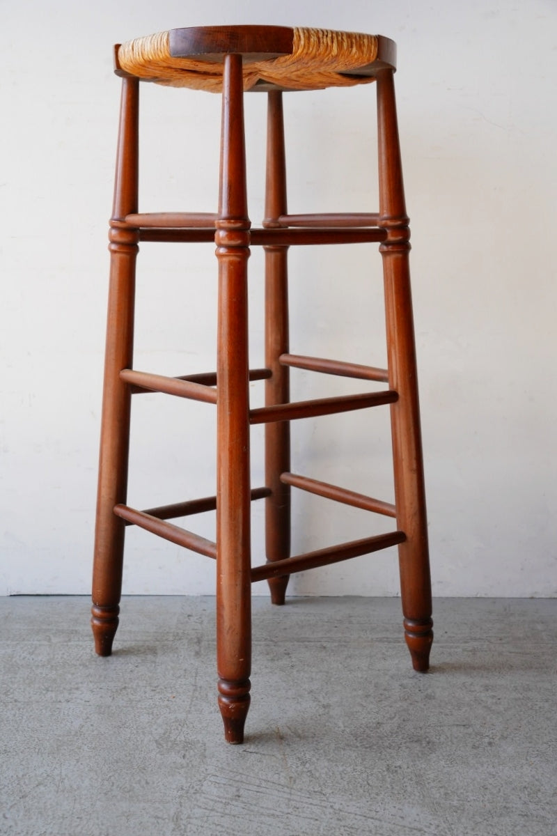 Wood x Paper Cord High Stool Vintage Yamato Store