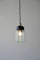 ブルーガラスペンダントランプ<br>cerote antiques・大阪店・大和店 - ヴィンテージ SHARK ATTACK