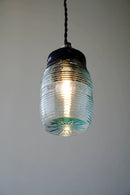 ブルーガラスペンダントランプ<br>cerote antiques・大阪店・大和店 - ヴィンテージ SHARK ATTACK