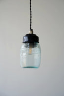 ブルーガラスペンダントランプ<br>cerote antiques・大阪店・大和店 - ヴィンテージ SHARK ATTACK