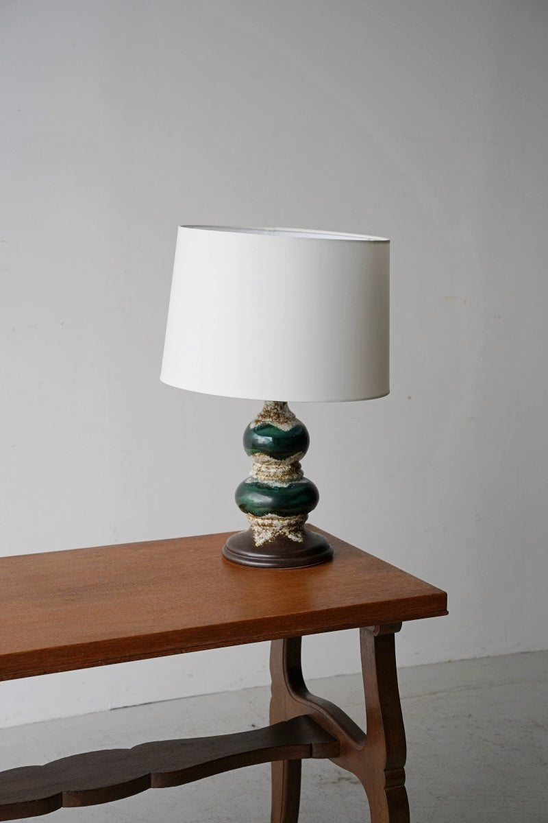 Ceramic base table lamp vintage Sendagaya store