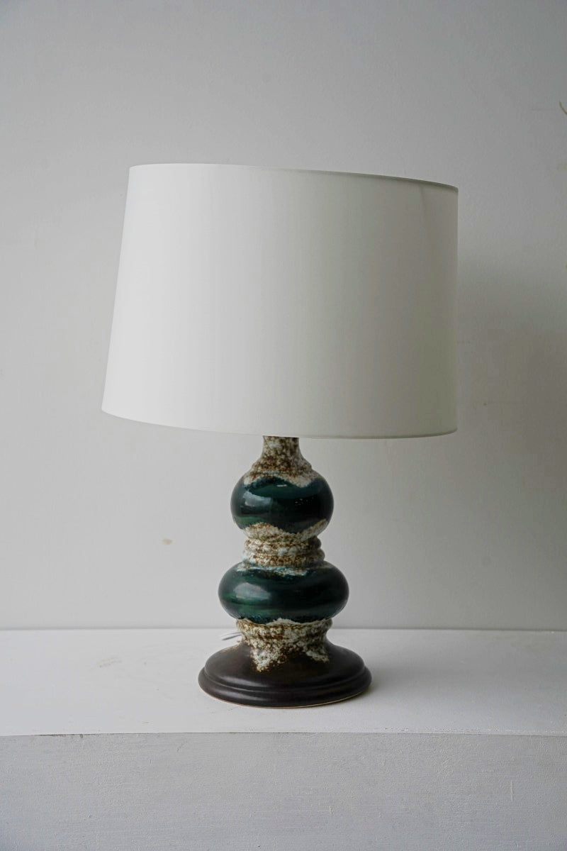 Ceramic base table lamp vintage Sendagaya store