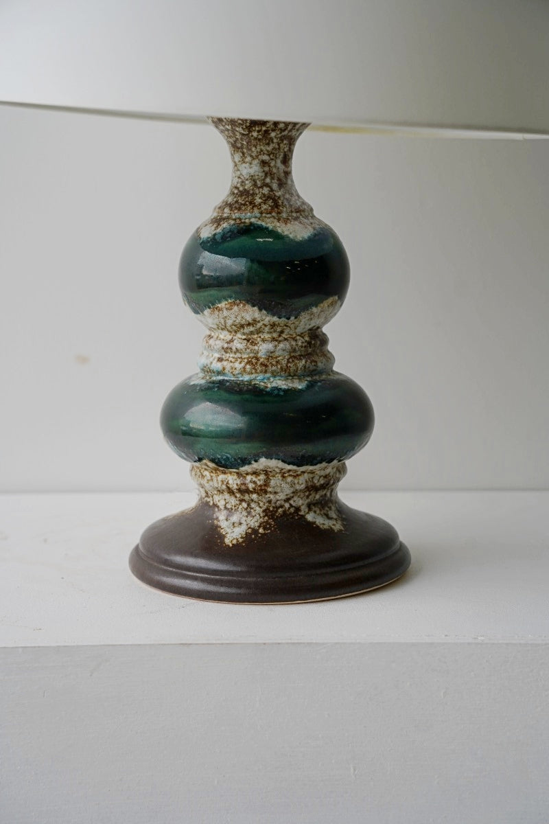 Ceramic base table lamp vintage Sendagaya store