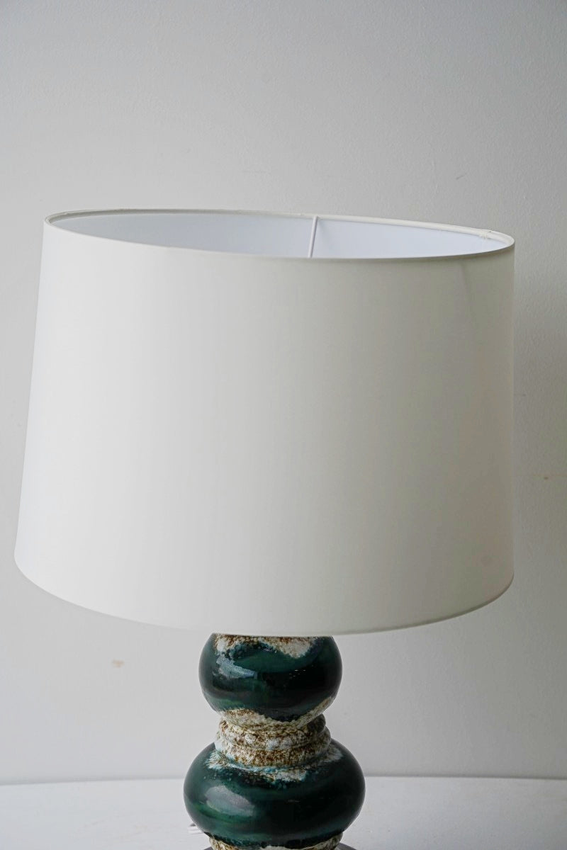 Ceramic base table lamp vintage Sendagaya store