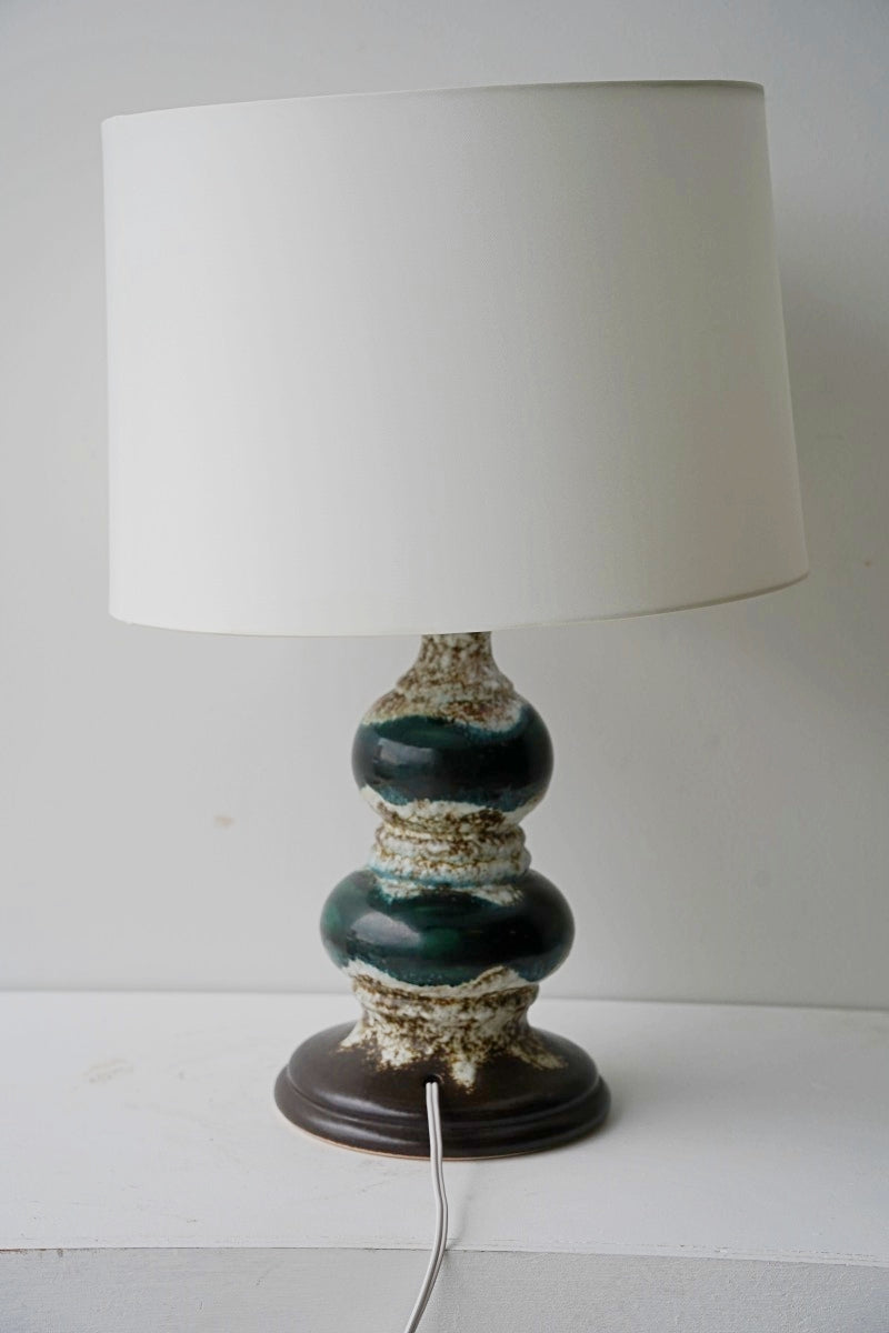 Ceramic base table lamp vintage Sendagaya store