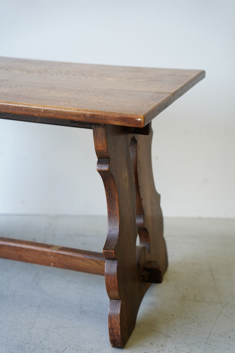 oak wood coffee table<br> vintage<br> Yamato store
