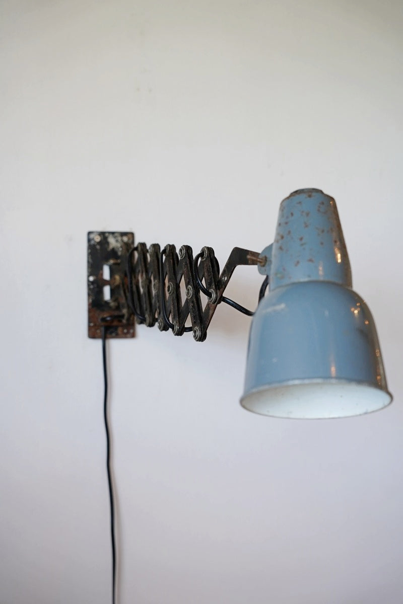 Industrial scissor lamp vintage Sendagaya store