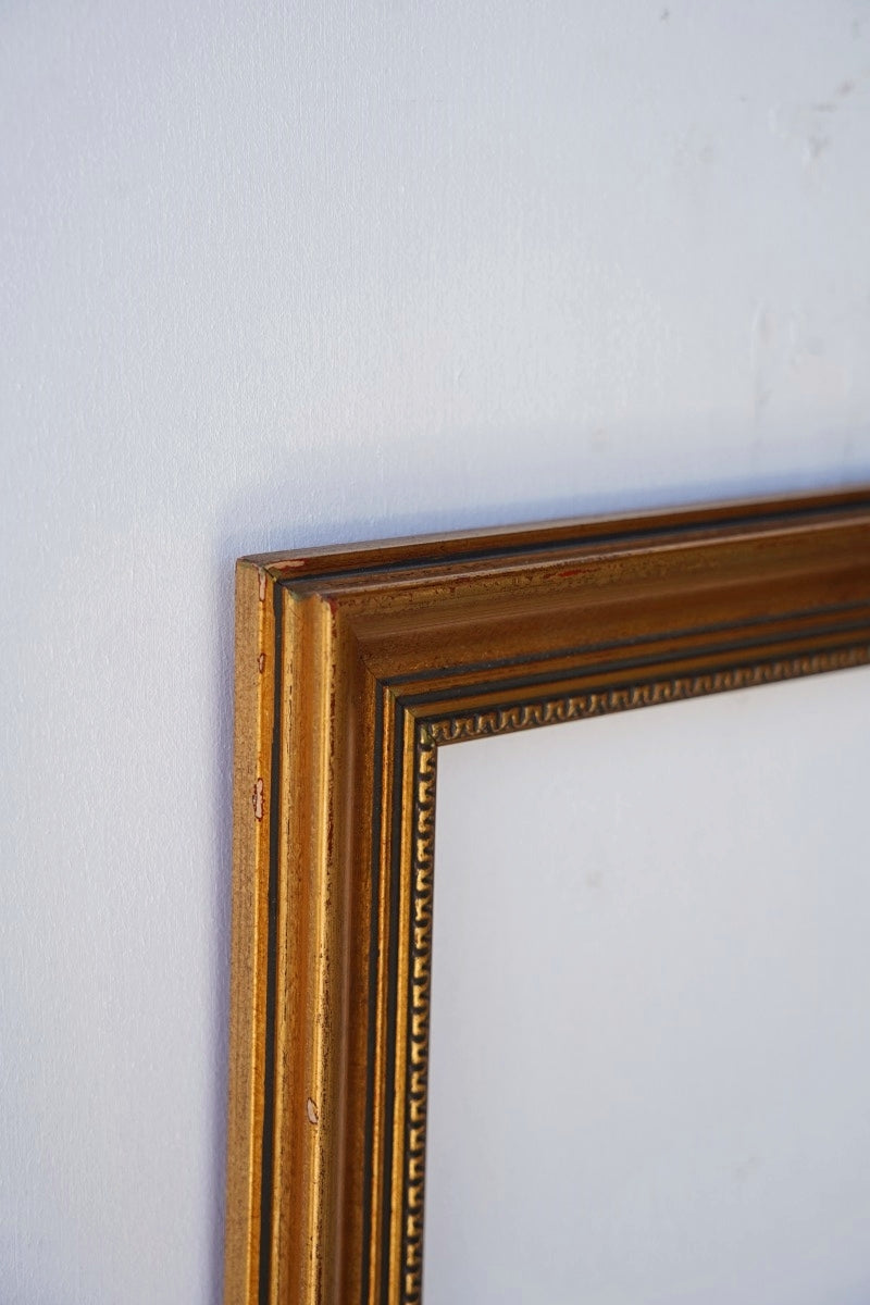 Gold paint frame/picture frame 35.5×57.5<br> vintage yamato store