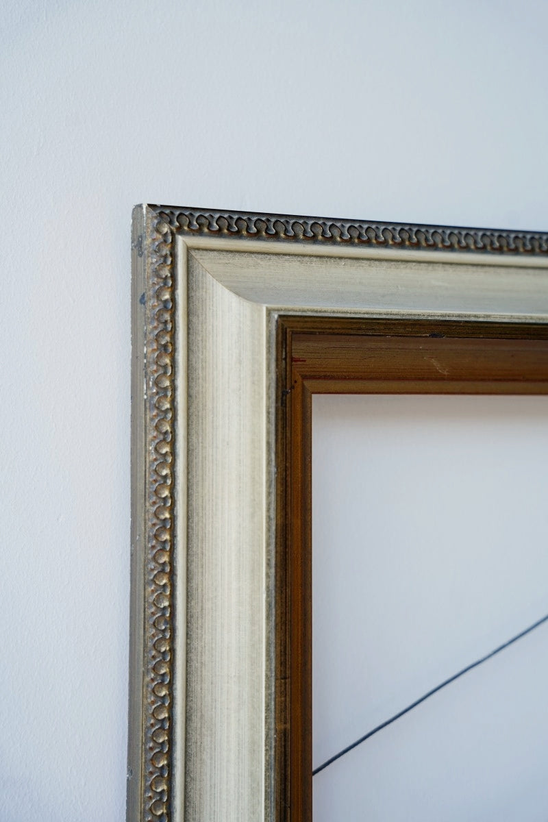 Wood frame/picture frame 101.5×62.5<br> vintage yamato store