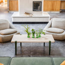 TIPTOE<br>Coffee table and bench leg – 43 cm <br>ROSEMARY GREEN <br>cerote antiques - ヴィンテージ SHARK ATTACK