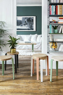 TIPTOE<br>LOU stool – SOLID OAK <br>ASH PINK - ヴィンテージ SHARK ATTACK