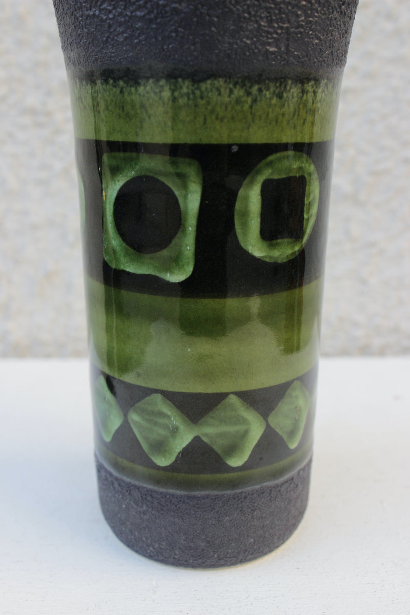 Fat lava ceramic flower vase vintage<br> bob's box