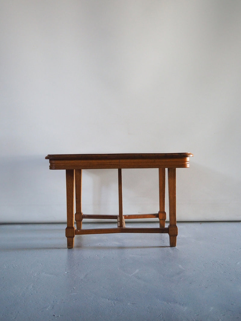 Vintage oak wood coffee table Haneda store HOLD ~ until 3/12