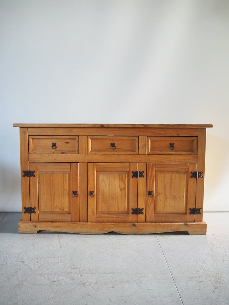 Vintage Old Pine Counter Cabinet Haneda Store