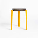 TIPTOE<br>LOU stool – TINTED OAK <br>SUNFLOWER YELLOW - ヴィンテージ SHARK ATTACK