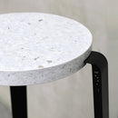TIPTOE<br>LOU stool in recycled plastic VENEZIA <br>GRAPHITE BLACK - ヴィンテージ SHARK ATTACK