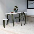 TIPTOE<br>LOU stool in recycled plastic VENEZIA <br>ROSEMARY GREEN - ヴィンテージ SHARK ATTACK