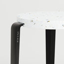 TIPTOE<br>LOU stool in recycled plastic VENEZIA <br>GRAPHITE BLACK - ヴィンテージ SHARK ATTACK
