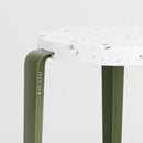 TIPTOE<br>LOU stool in recycled plastic VENEZIA <br>ROSEMARY GREEN - ヴィンテージ SHARK ATTACK