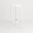 TIPTOE<br>BIG LOU bar stool in recycled plastic VENEZIA <br>CLOUDY WHITE - ヴィンテージ SHARK ATTACK