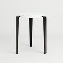 TIPTOE<br>LOU stool in recycled plastic VENEZIA <br>GRAPHITE BLACK - ヴィンテージ SHARK ATTACK