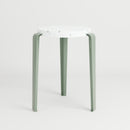 TIPTOE<br>LOU stool in recycled plastic VENEZIA <br>EUCALYPTUS GREY<br>cerote antiques - ヴィンテージ SHARK ATTACK
