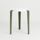TIPTOE<br>LOU stool in recycled plastic VENEZIA <br>ROSEMARY GREEN - ヴィンテージ SHARK ATTACK