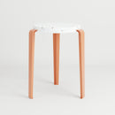 TIPTOE<br>LOU stool in recycled plastic VENEZIA <br>ASH PINK - ヴィンテージ SHARK ATTACK