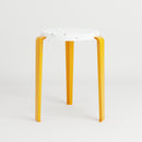 TIPTOE<br>LOU stool in recycled plastic VENEZIA <br>SUNFLOWER YELLOW - ヴィンテージ SHARK ATTACK